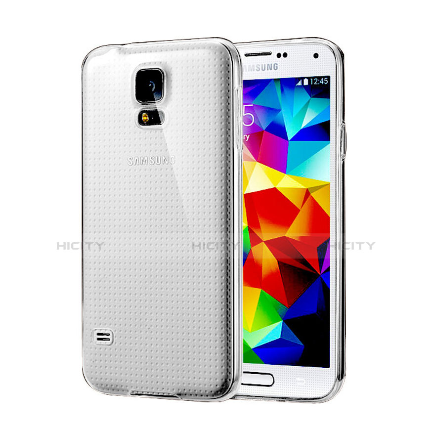 Coque Ultra Fine Silicone Souple Transparente pour Samsung Galaxy S5 Duos Plus Clair Plus