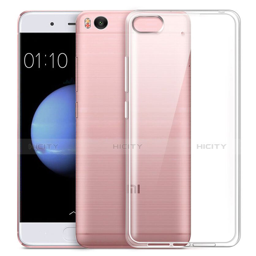 Coque Ultra Fine Silicone Souple Transparente pour Xiaomi Mi 5S 4G Blanc Plus