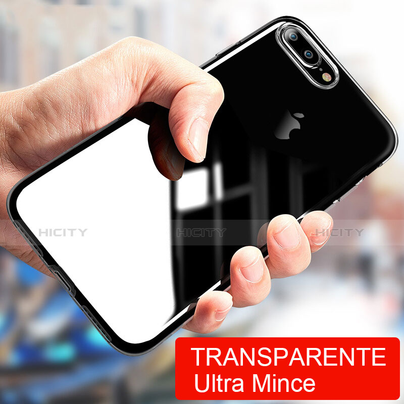 Coque Ultra Fine Silicone Souple Transparente T02 pour Apple iPhone 8 Plus Clair Plus