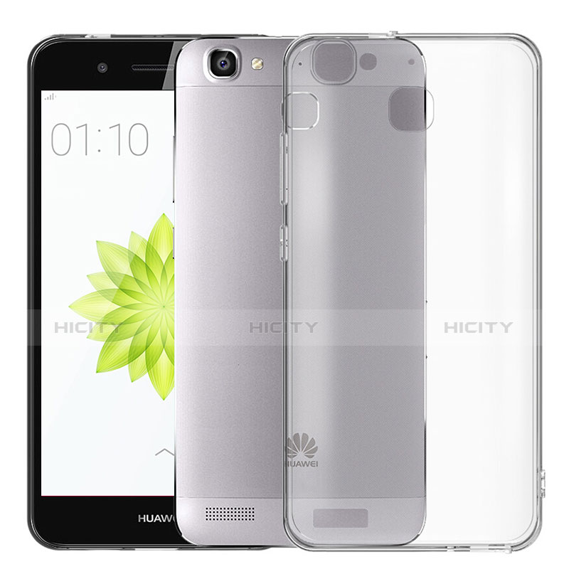 Coque Ultra Fine Silicone Souple Transparente T02 pour Huawei P8 Lite Smart Gris Plus