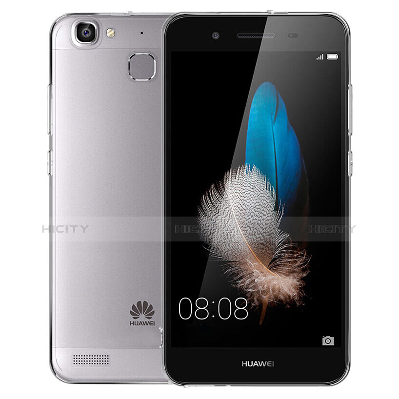 Coque Ultra Fine Silicone Souple Transparente T02 pour Huawei P8 Lite Smart Gris Plus