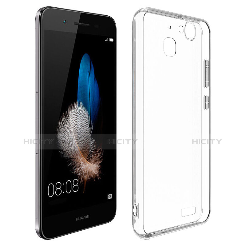 Coque Ultra Fine Silicone Souple Transparente T02 pour Huawei P8 Lite Smart Gris Plus