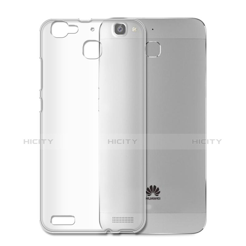 Coque Ultra Fine Silicone Souple Transparente T04 pour Huawei P8 Lite Smart Gris Plus