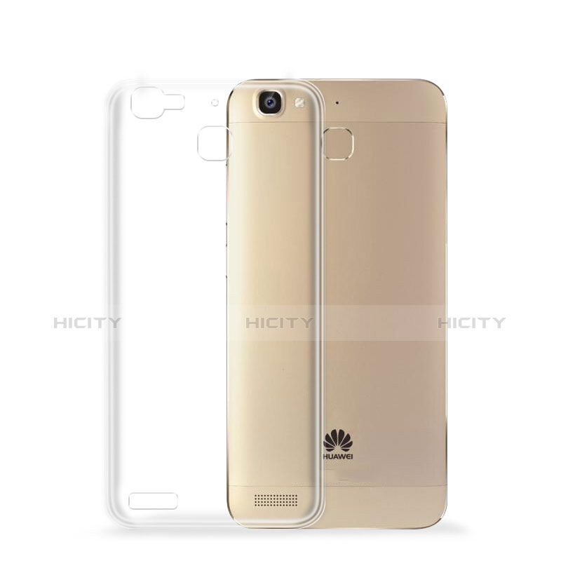 Coque Ultra Fine Silicone Souple Transparente T05 pour Huawei Enjoy 5S Gris Plus