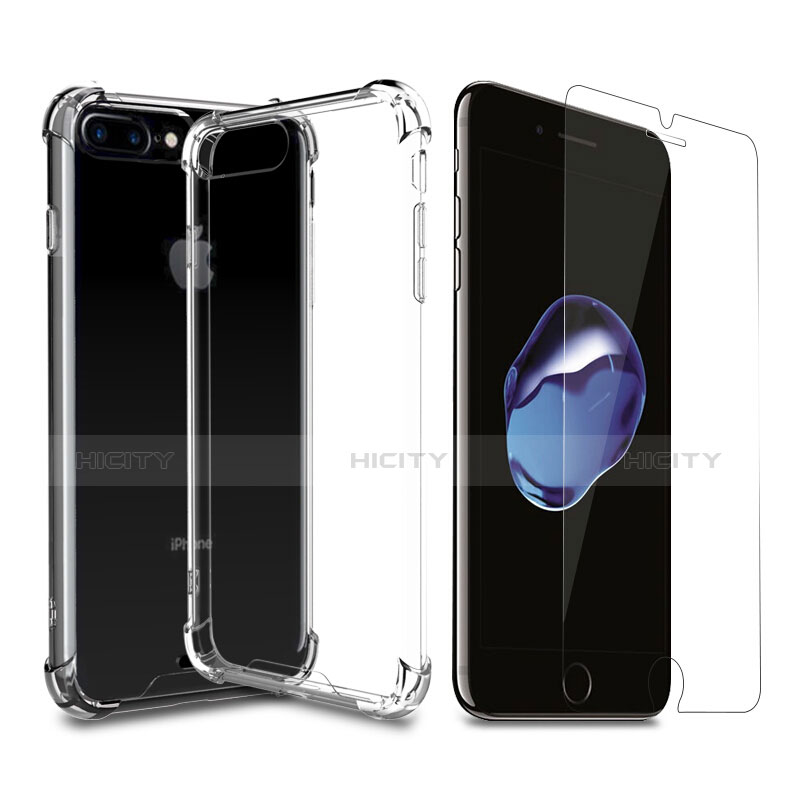 Coque Ultra Fine Silicone Souple Transparente T07 pour Apple iPhone 8 Plus Clair Plus