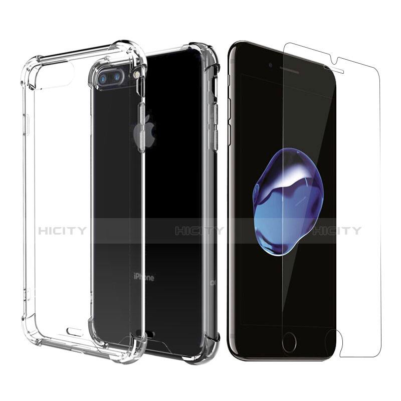 Coque Ultra Fine Silicone Souple Transparente T07 pour Apple iPhone 8 Plus Clair Plus