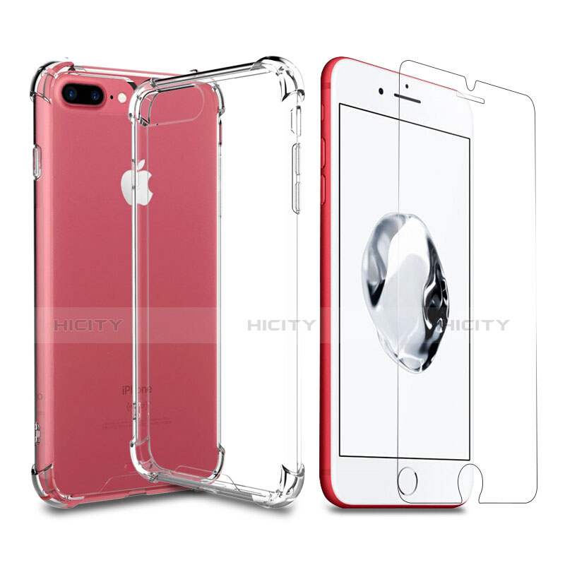 Coque Ultra Fine Silicone Souple Transparente T07 pour Apple iPhone 8 Plus Clair Plus