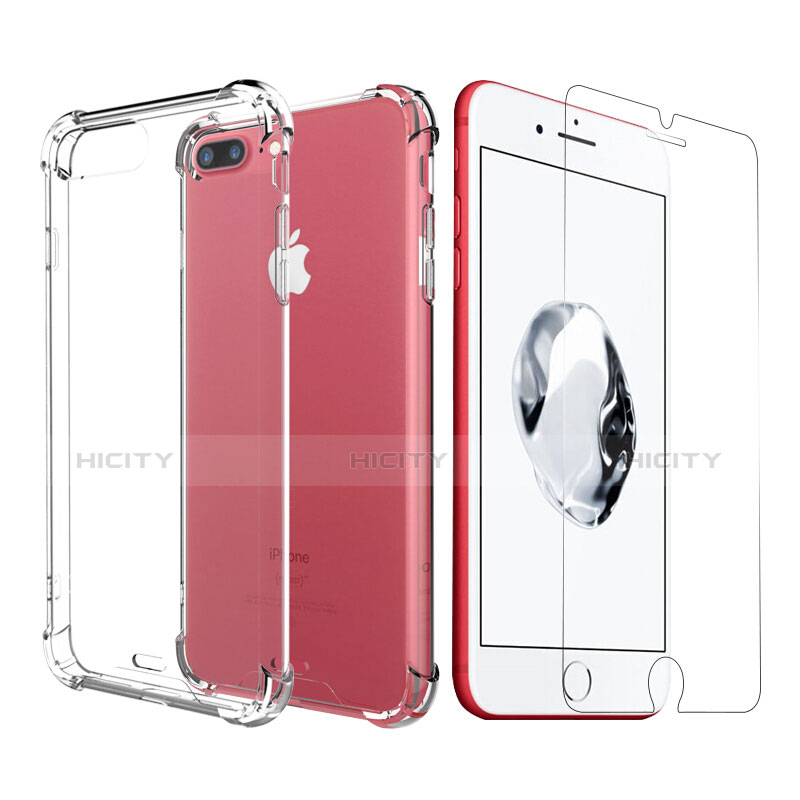 Coque Ultra Fine Silicone Souple Transparente T07 pour Apple iPhone 8 Plus Clair Plus