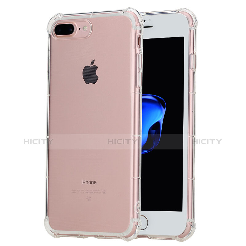 Coque Ultra Fine Silicone Souple Transparente T10 pour Apple iPhone 7 Plus Clair Plus