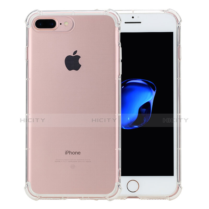 Coque Ultra Fine Silicone Souple Transparente T10 pour Apple iPhone 8 Plus Clair Plus