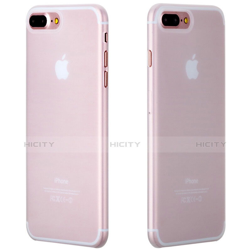 Coque Ultra Fine Silicone Souple Transparente T11 pour Apple iPhone 8 Plus Blanc Plus