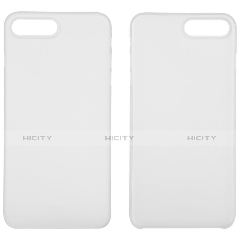 Coque Ultra Fine Silicone Souple Transparente T11 pour Apple iPhone 8 Plus Blanc Plus