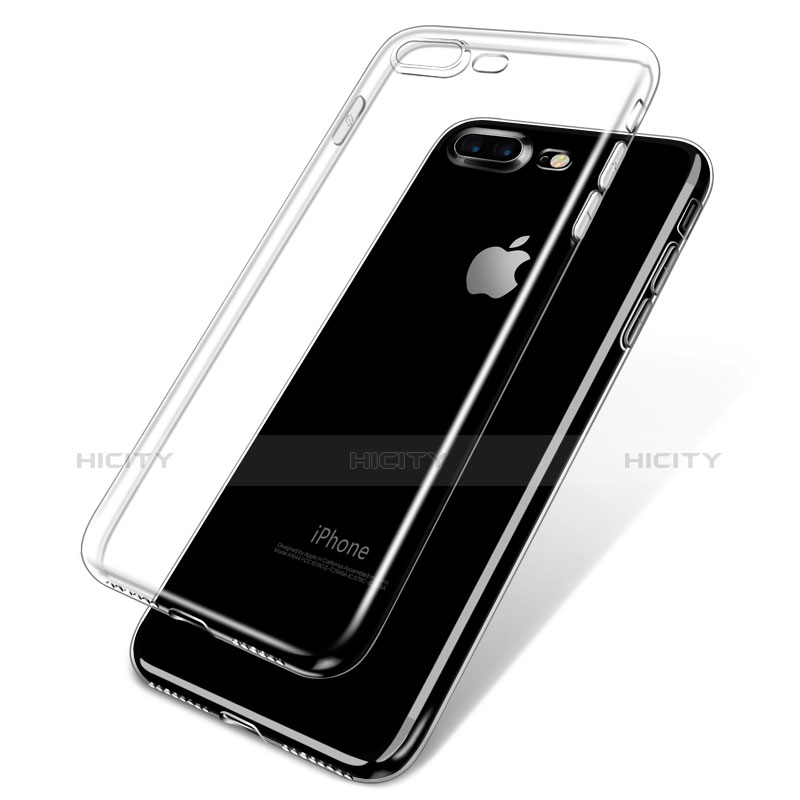 Coque Ultra Fine Silicone Souple Transparente W02 pour Apple iPhone 8 Plus Clair Plus