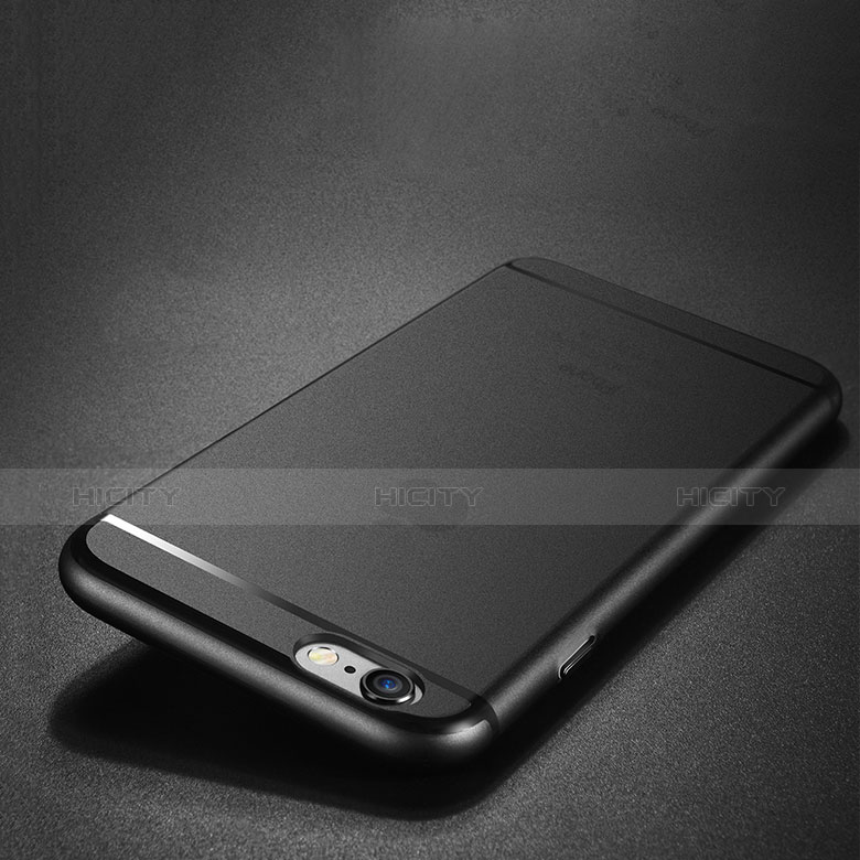 Coque Ultra Fine Silicone Souple U01 pour Apple iPhone 6S Plus Noir Plus