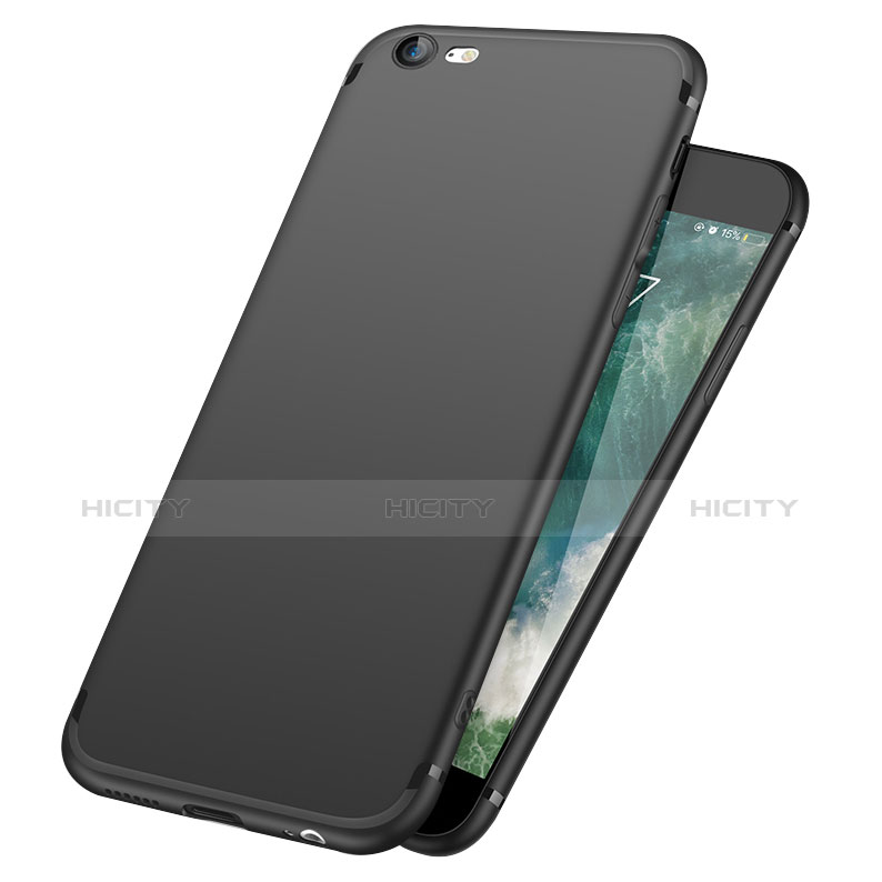 Coque Ultra Fine Silicone Souple U09 pour Apple iPhone 6 Noir Plus