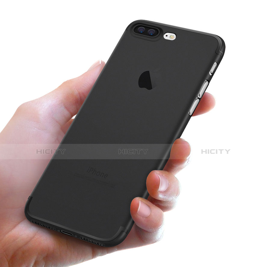 Coque Ultra Fine Silicone Souple Z04 pour Apple iPhone 7 Plus Noir Plus