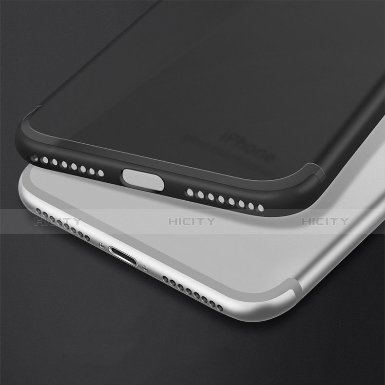 Coque Ultra Fine Silicone Souple Z04 pour Apple iPhone 7 Plus Noir Plus