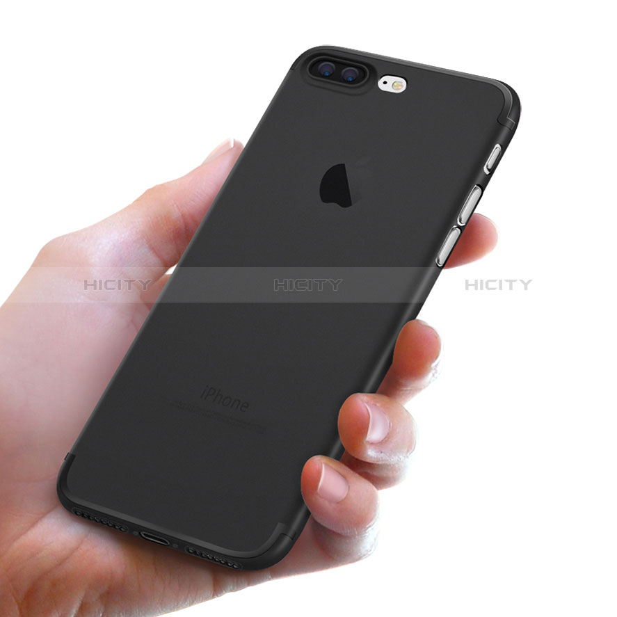 Coque Ultra Fine Silicone Souple Z04 pour Apple iPhone 8 Plus Noir Plus