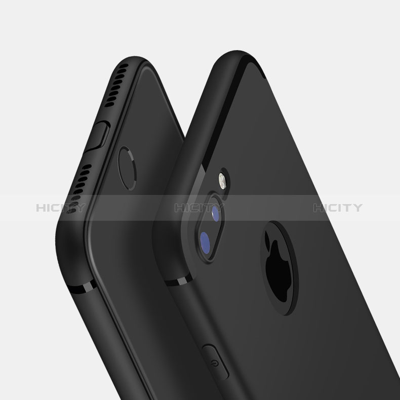 Coque Ultra Fine Silicone Souple Z05 pour Apple iPhone 8 Plus Noir Plus