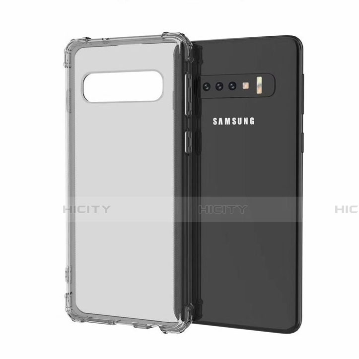 Coque Ultra Fine TPU Souple Housse Etui Transparente A05 pour Samsung Galaxy S10 5G Gris Plus