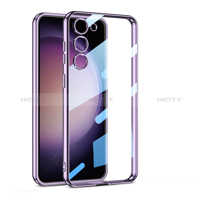 Coque Ultra Fine TPU Souple Housse Etui Transparente AC1 pour Samsung Galaxy S22 Plus 5G Violet Plus