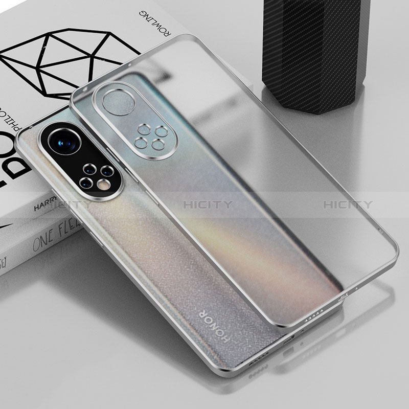 Coque Ultra Fine TPU Souple Housse Etui Transparente AN1 pour Huawei Honor 50 5G Argent Plus