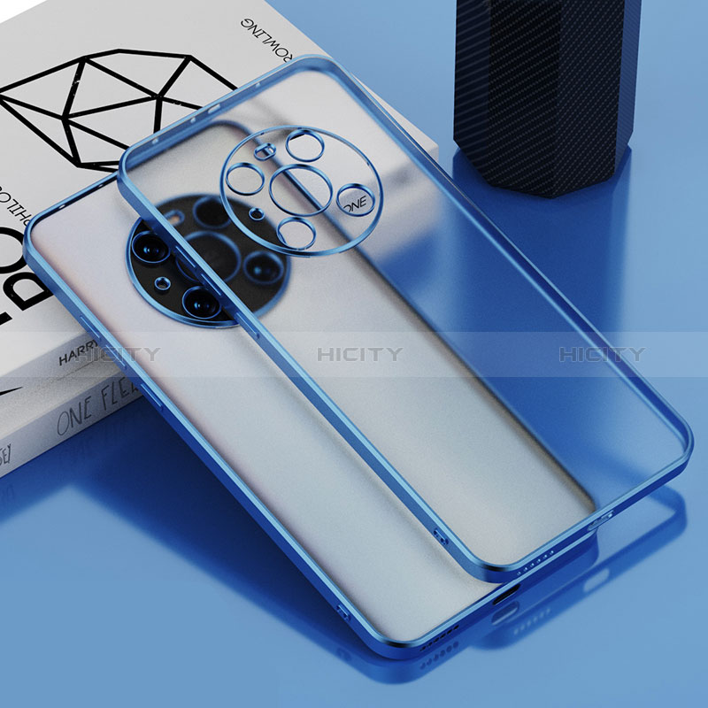 Coque Ultra Fine TPU Souple Housse Etui Transparente AN1 pour Huawei Mate 40 Pro Bleu Plus