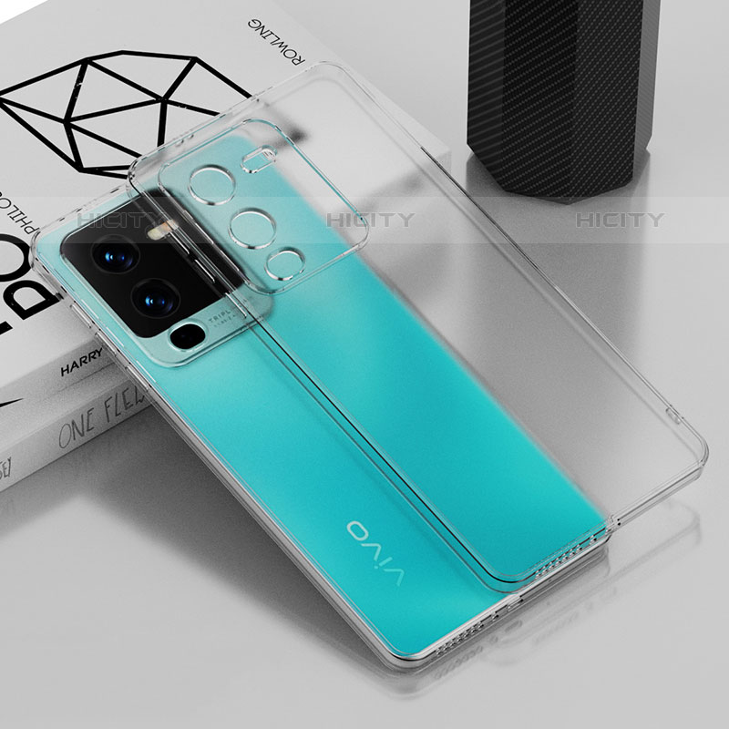 Coque Ultra Fine TPU Souple Housse Etui Transparente AN1 pour Vivo V25 Pro 5G Plus