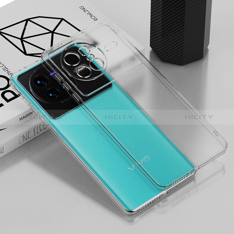 Coque Ultra Fine TPU Souple Housse Etui Transparente AN1 pour Vivo X80 Pro 5G Plus