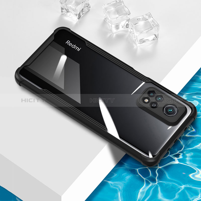 Coque Ultra Fine TPU Souple Housse Etui Transparente BH1 pour Xiaomi Mi 10T 5G Noir Plus