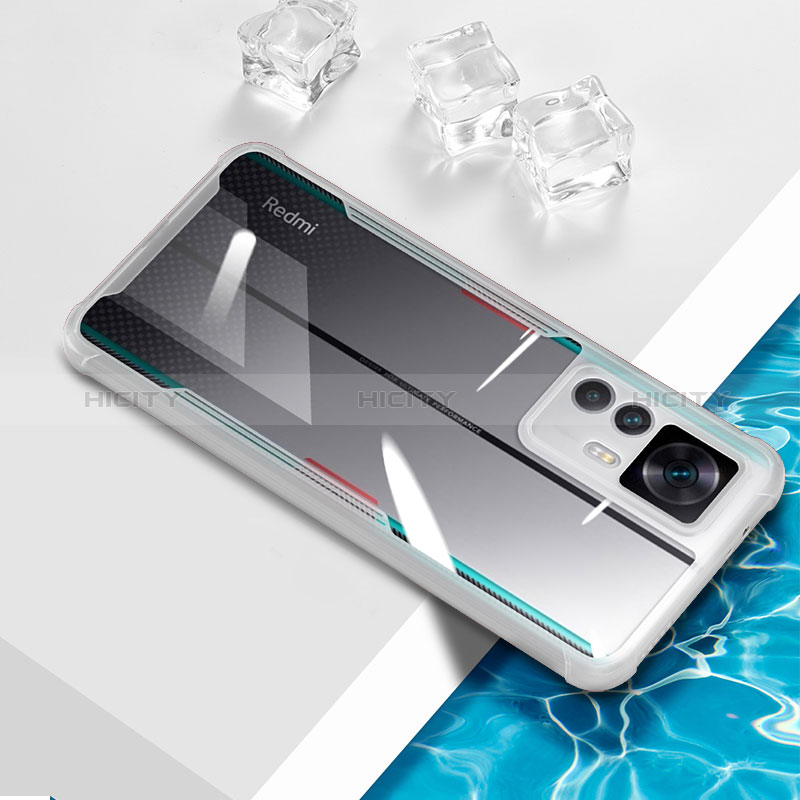 Coque Ultra Fine TPU Souple Housse Etui Transparente BH1 pour Xiaomi Mi 12T 5G Blanc Plus