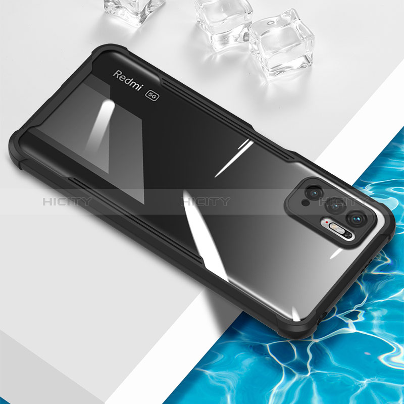 Coque Ultra Fine TPU Souple Housse Etui Transparente BH1 pour Xiaomi POCO M3 Pro 5G Noir Plus