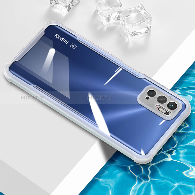 Coque Ultra Fine TPU Souple Housse Etui Transparente BH1 pour Xiaomi Redmi Note 10 5G Blanc Plus