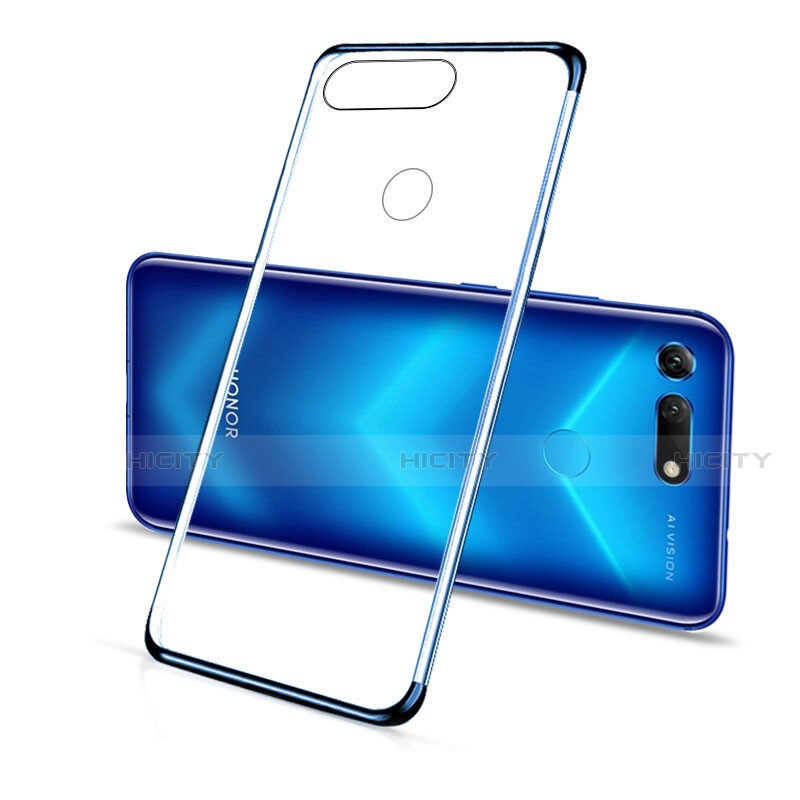 Coque Ultra Fine TPU Souple Housse Etui Transparente C01 pour Huawei Honor View 20 Bleu Plus