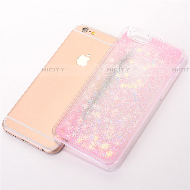 Coque Ultra Fine TPU Souple Housse Etui Transparente Fleurs T01 pour Apple iPhone 6 Plus