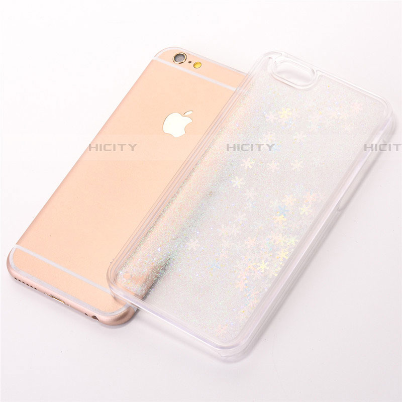 Coque Ultra Fine TPU Souple Housse Etui Transparente Fleurs T01 pour Apple iPhone 6 Plus