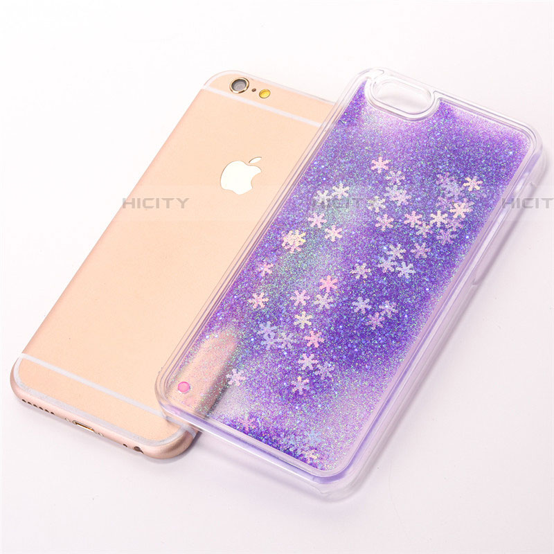 Coque Ultra Fine TPU Souple Housse Etui Transparente Fleurs T01 pour Apple iPhone 6 Plus