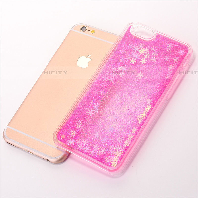 Coque Ultra Fine TPU Souple Housse Etui Transparente Fleurs T01 pour Apple iPhone 6 Plus Plus