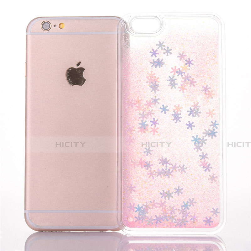 Coque Ultra Fine TPU Souple Housse Etui Transparente Fleurs T01 pour Apple iPhone 6S Plus