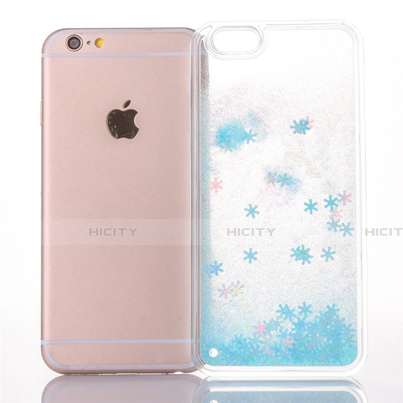 Coque Ultra Fine TPU Souple Housse Etui Transparente Fleurs T01 pour Apple iPhone 6S Plus