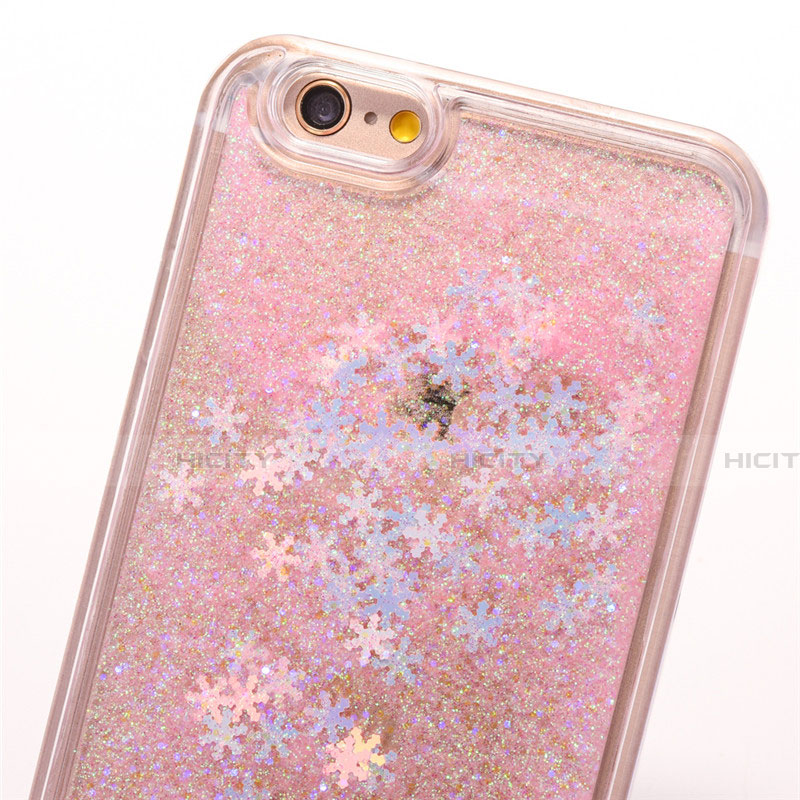 Coque Ultra Fine TPU Souple Housse Etui Transparente Fleurs T01 pour Apple iPhone 6S Plus