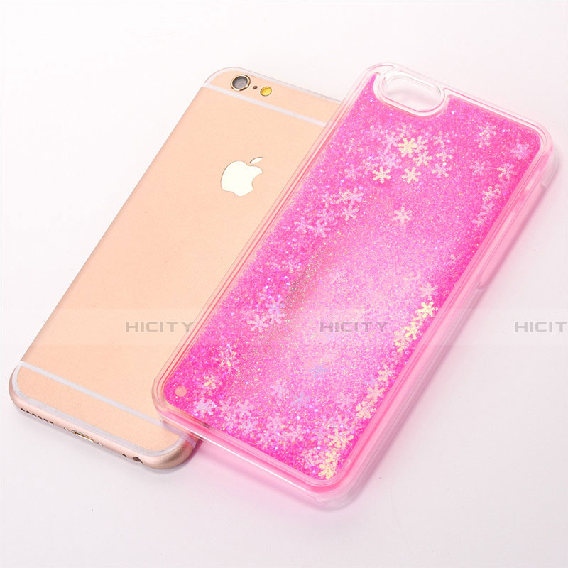 Coque Ultra Fine TPU Souple Housse Etui Transparente Fleurs T01 pour Apple iPhone 6S Plus Plus