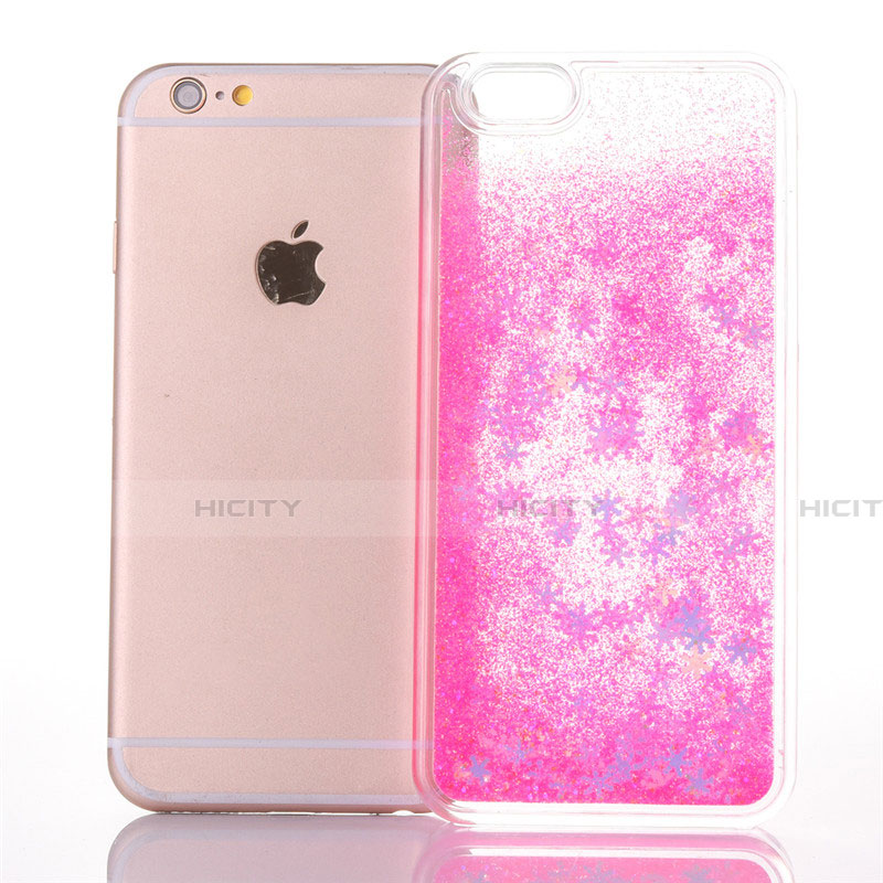 Coque Ultra Fine TPU Souple Housse Etui Transparente Fleurs T01 pour Apple iPhone 6S Plus Plus