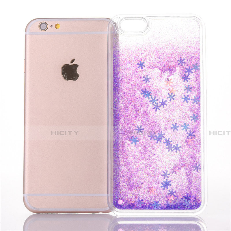 Coque Ultra Fine TPU Souple Housse Etui Transparente Fleurs T01 pour Apple iPhone 6S Plus Plus