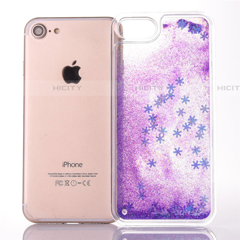 Coque Ultra Fine TPU Souple Housse Etui Transparente Fleurs T01 pour Apple iPhone 7 Plus