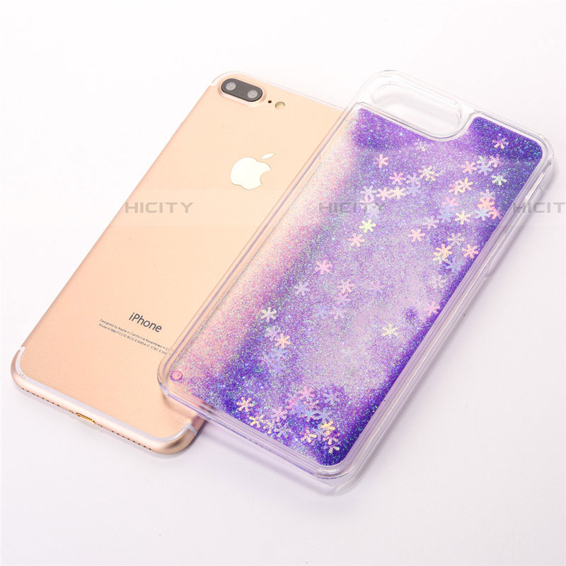 Coque Ultra Fine TPU Souple Housse Etui Transparente Fleurs T01 pour Apple iPhone 7 Plus Plus