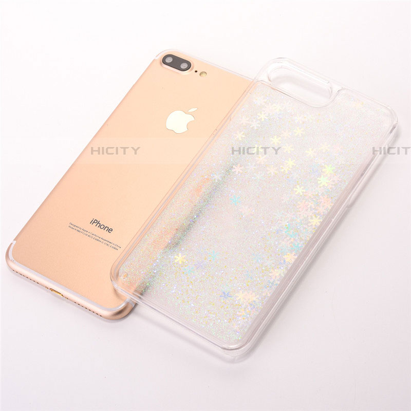 Coque Ultra Fine TPU Souple Housse Etui Transparente Fleurs T01 pour Apple iPhone 8 Plus Plus