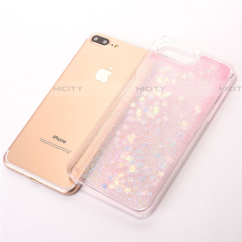 Coque Ultra Fine TPU Souple Housse Etui Transparente Fleurs T01 pour Apple iPhone 8 Plus Plus