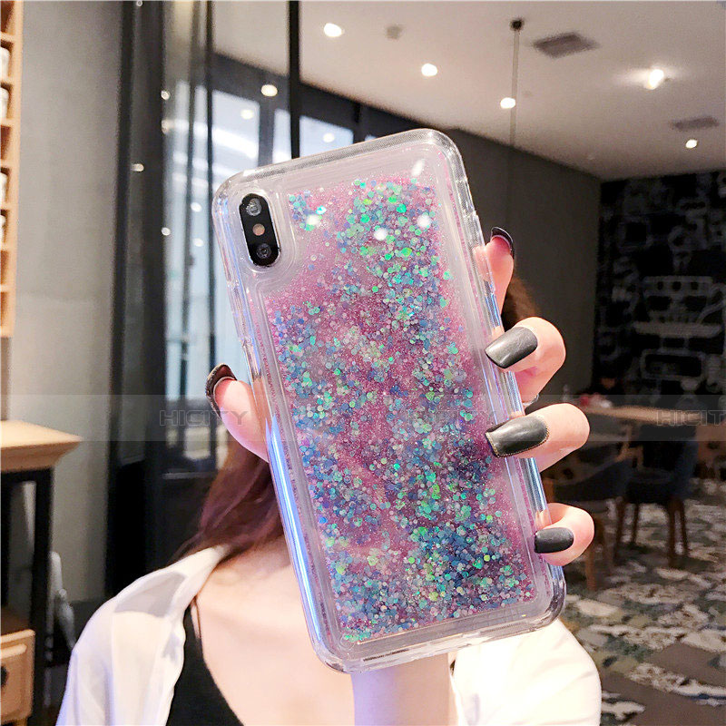 Coque Ultra Fine TPU Souple Housse Etui Transparente Fleurs T02 pour Apple iPhone X Plus