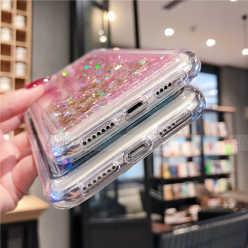 Coque Ultra Fine TPU Souple Housse Etui Transparente Fleurs T02 pour Apple iPhone X Plus